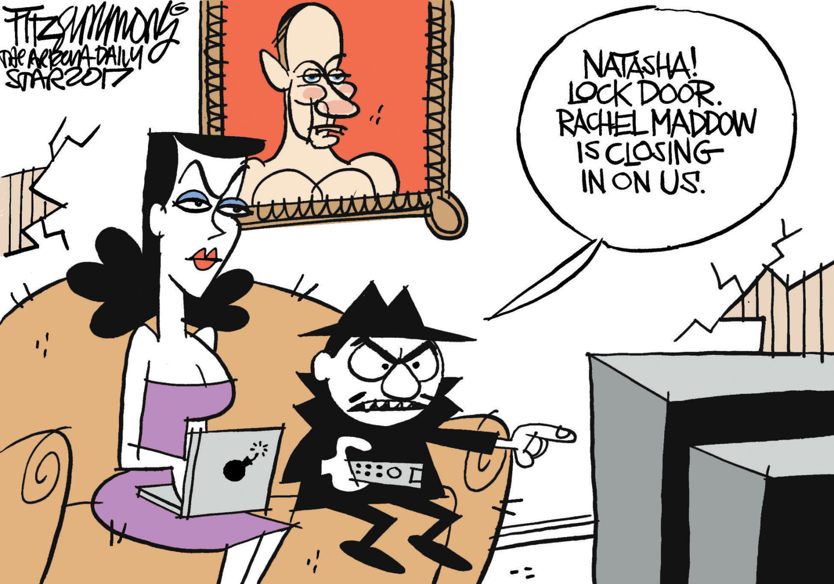 Daily Fitz Cartoon: Hackers